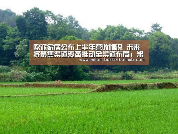 欧派家居公布上半年营收情况 未来将聚焦渠道变革推动全渠道布局:米兰入口(图3) 米兰品牌